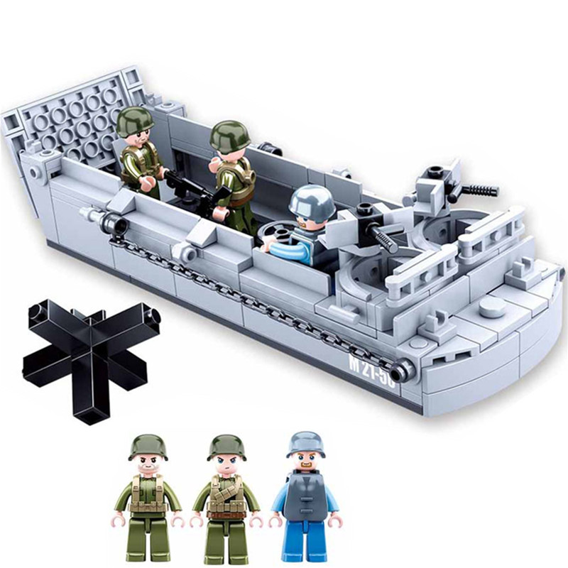 Kids Education World - Sluban WW2 US Military Higgins Landing