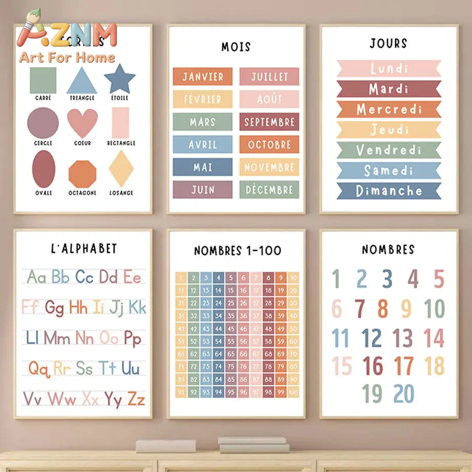 English French Number Alphabet - Kids No Education recension och pris