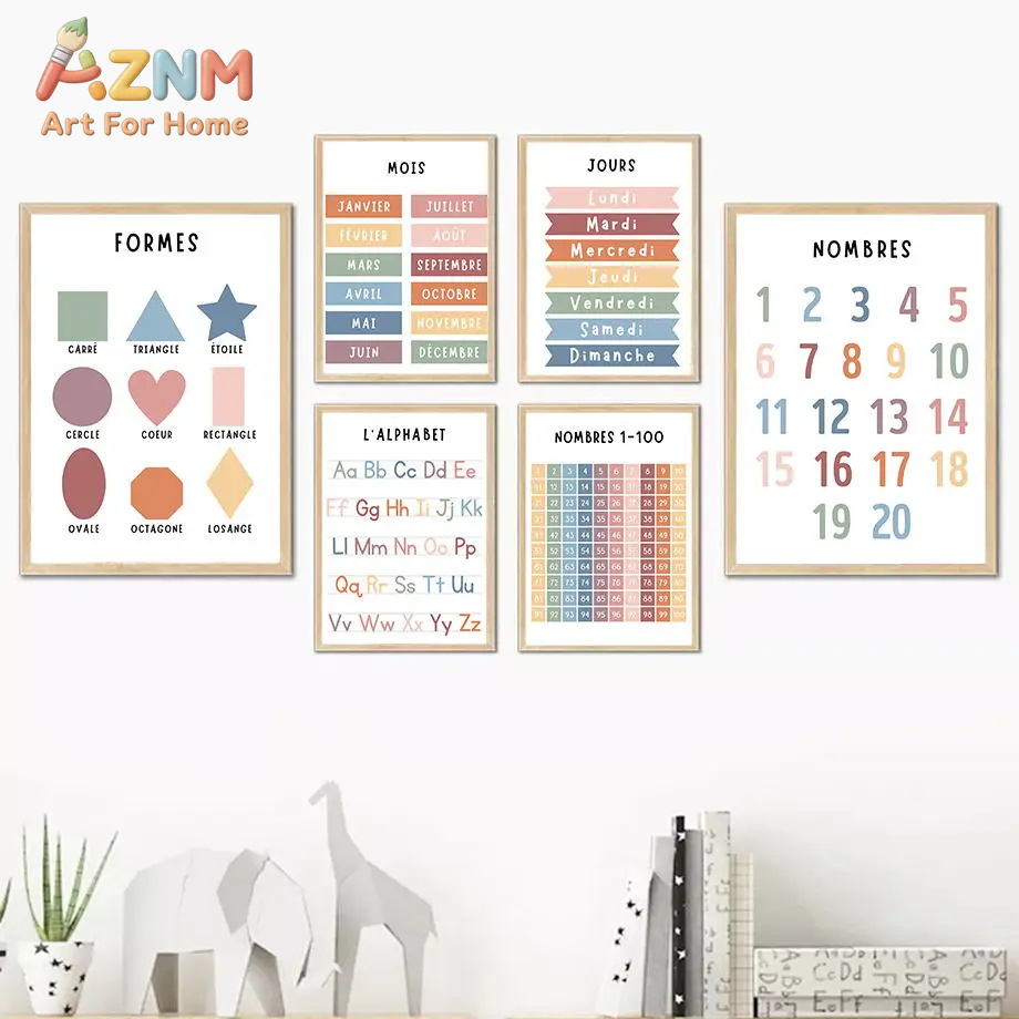 English French Number Alphabet - Kids No Education recension och pris