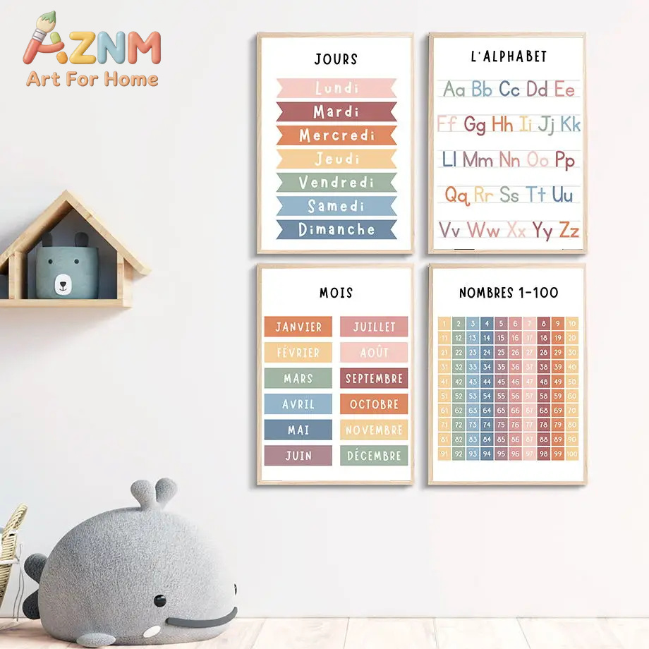 English French Number Alphabet - Kids No Education recension och pris
