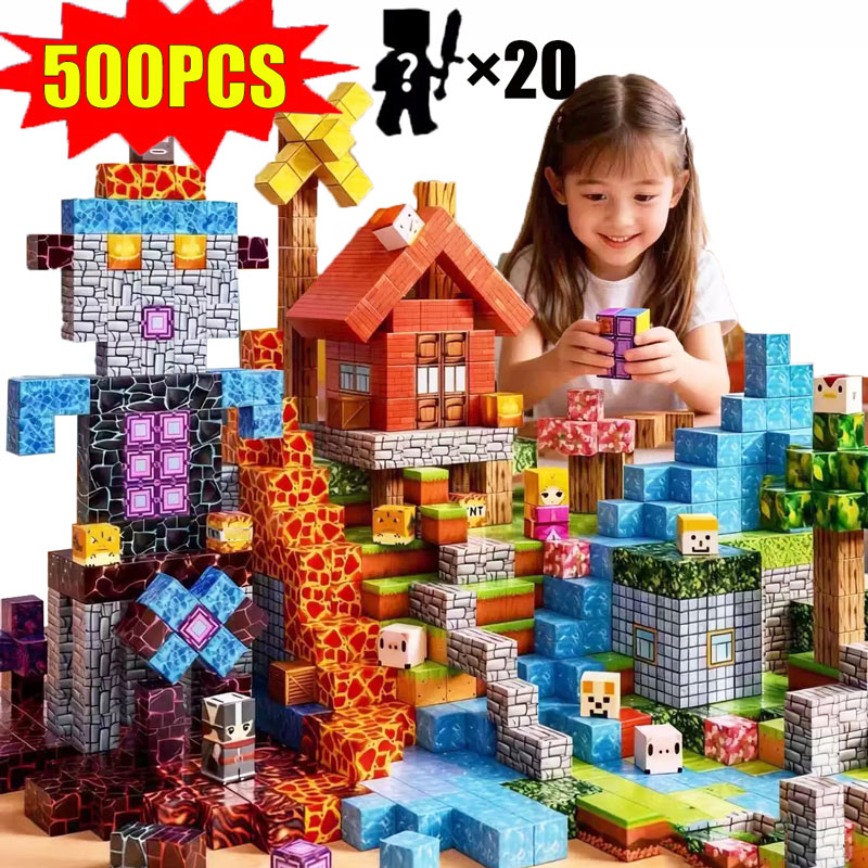 Mine World Magnetic Building B - Kids Education World recension och pris