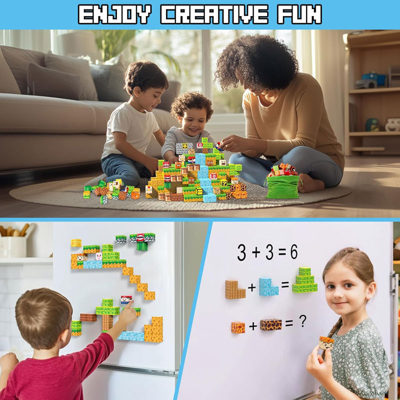 Mine World Magnetic Building B - Kids Education World recension och pris