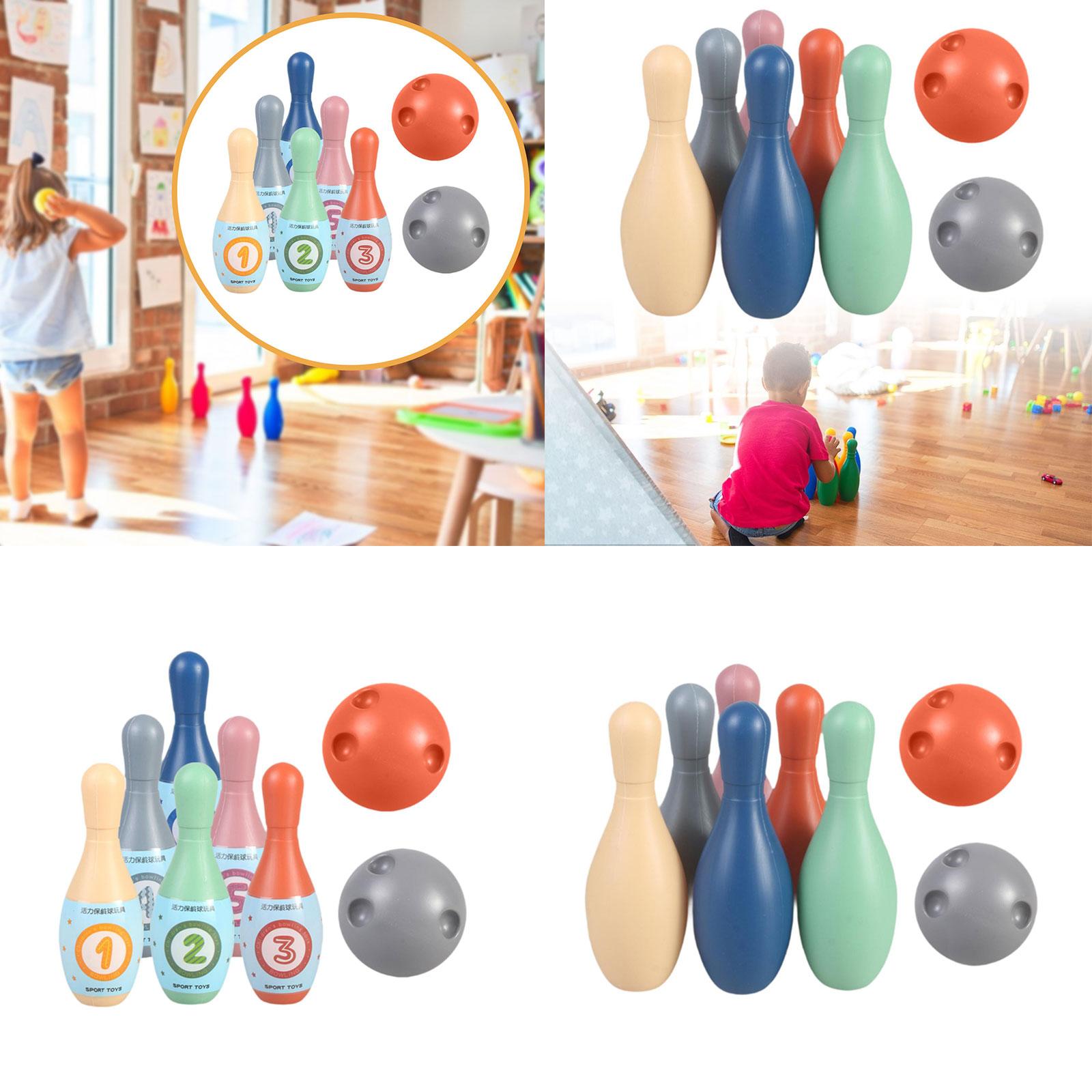 Family Bowling Game with 6 Pin - Kids Educational Game 2 recension och pris