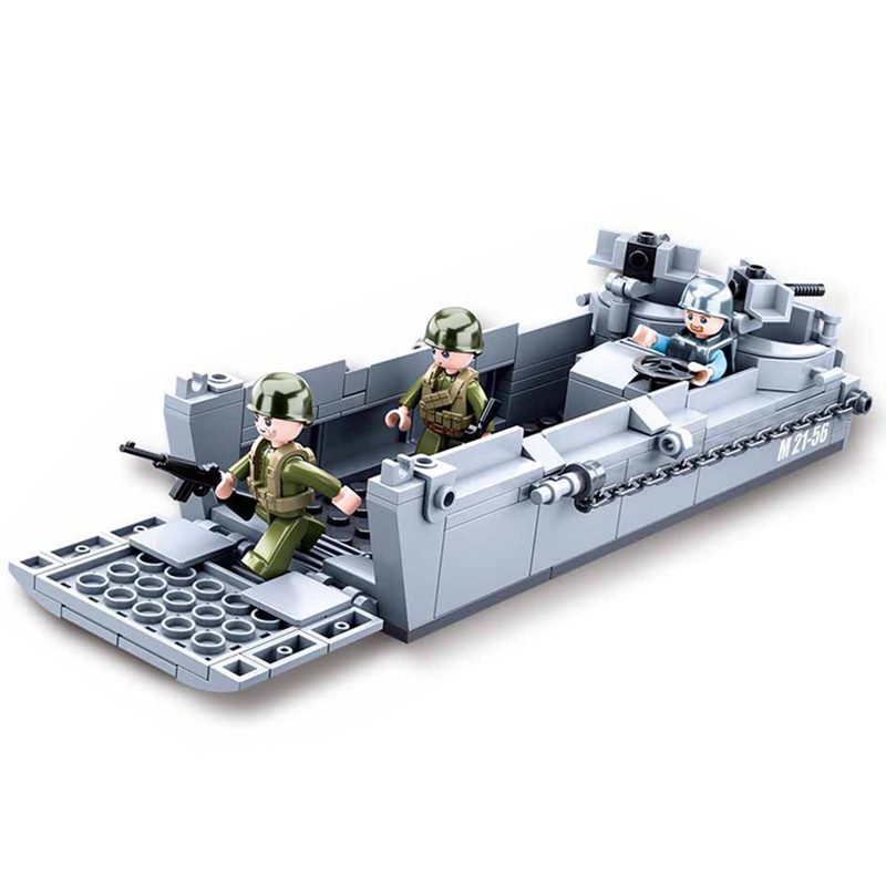 Sluban WW2 US Military Higgins - Kids Education World recension och pris