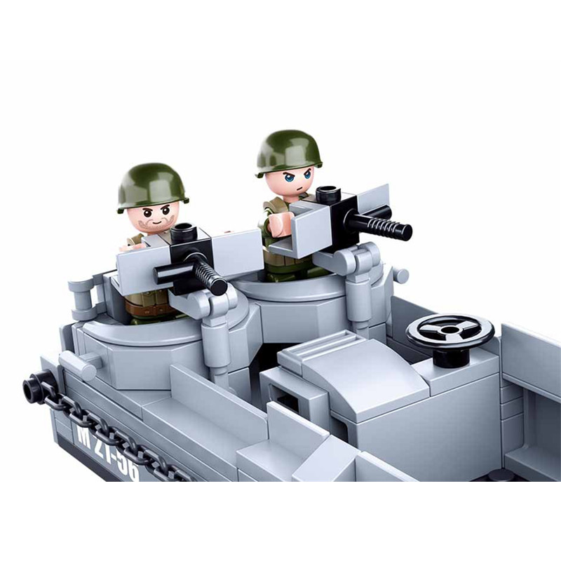 Sluban WW2 US Military Higgins - Kids Education World recension och pris