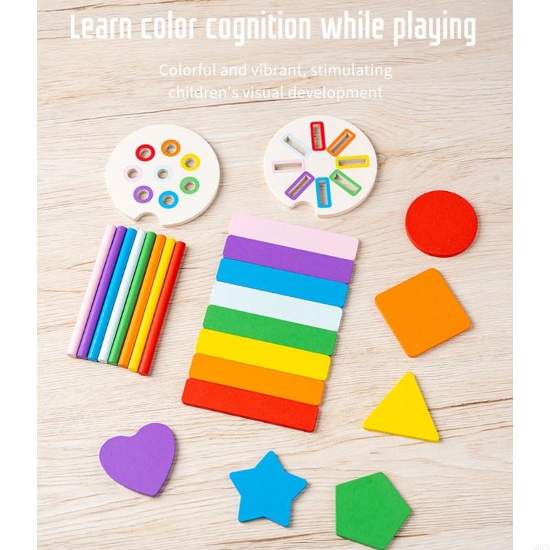 Educational Wooden Sorter Toy  - Kids Educational Game 2 recension och pris
