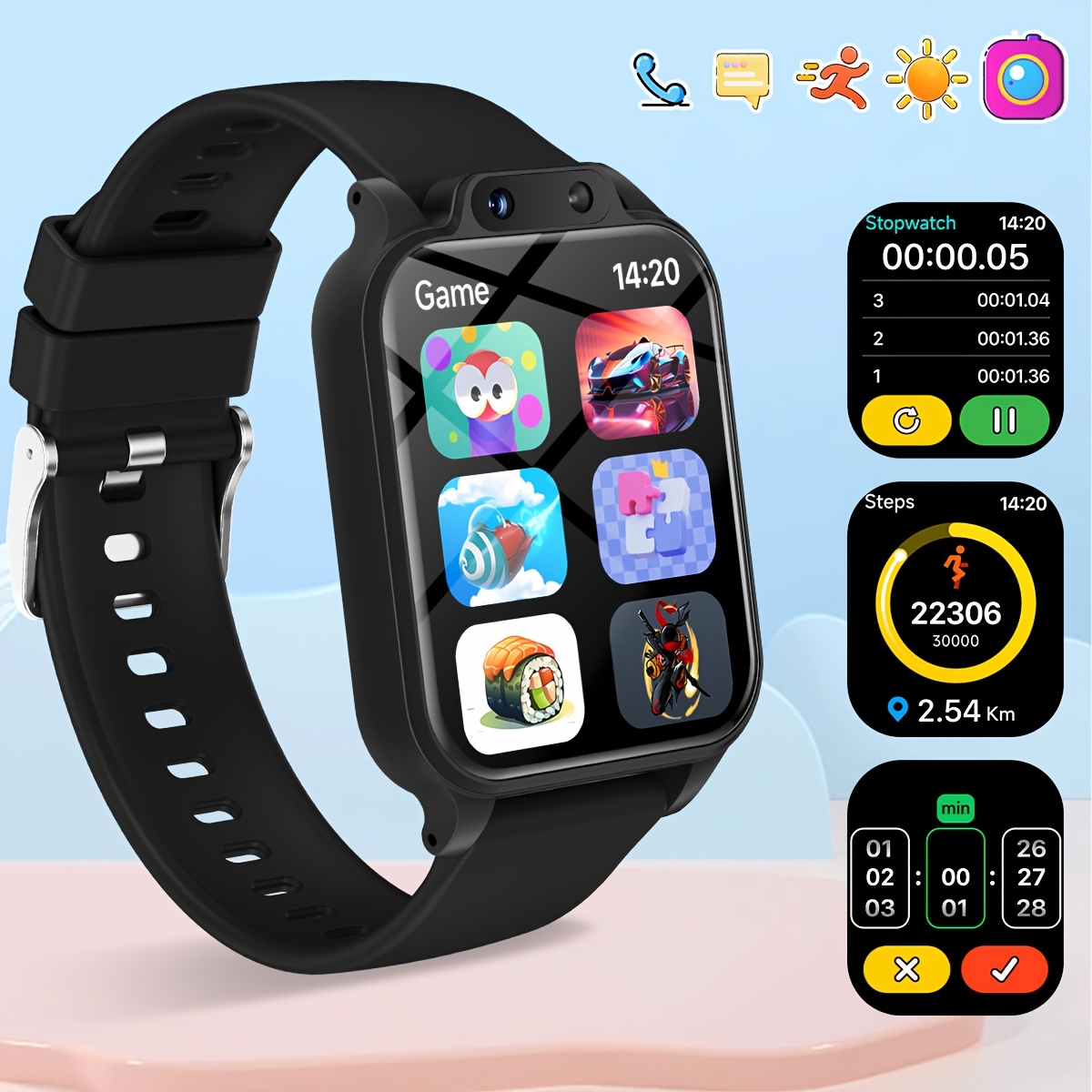 Youngsters's Smart Watch with  - Kids Educational Game 2 recension och pris