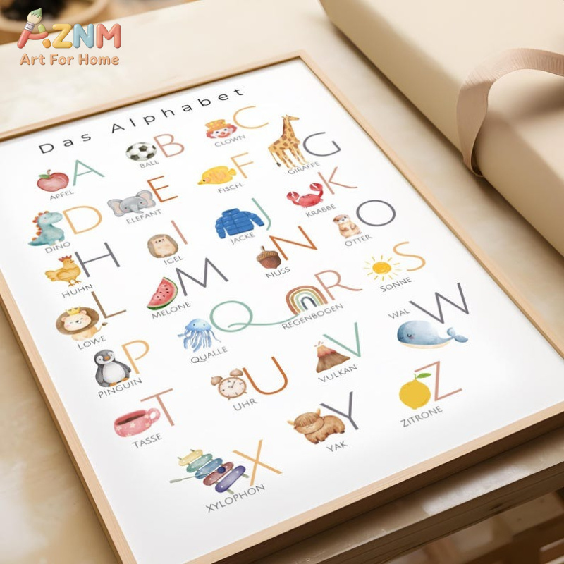 AZNM German Alphabet Numbers C - Kids No Education recension och pris