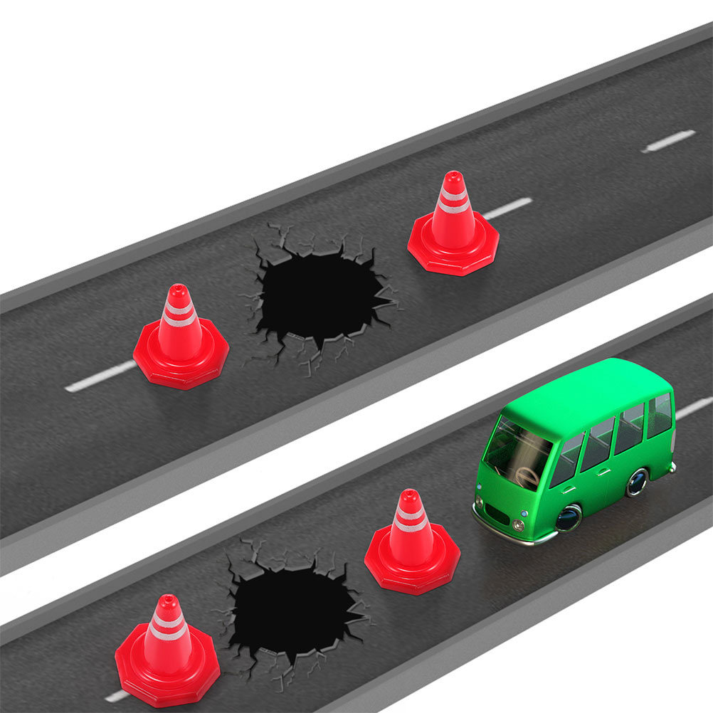 24Pcs Mini Traffic Cones Red P - Kids Education And You recension och pris