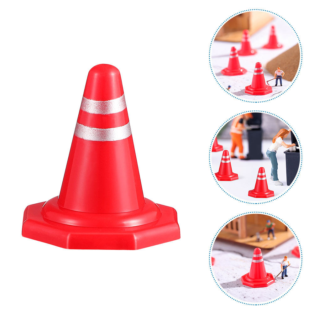 24Pcs Mini Traffic Cones Red P - Kids Education And You recension och pris