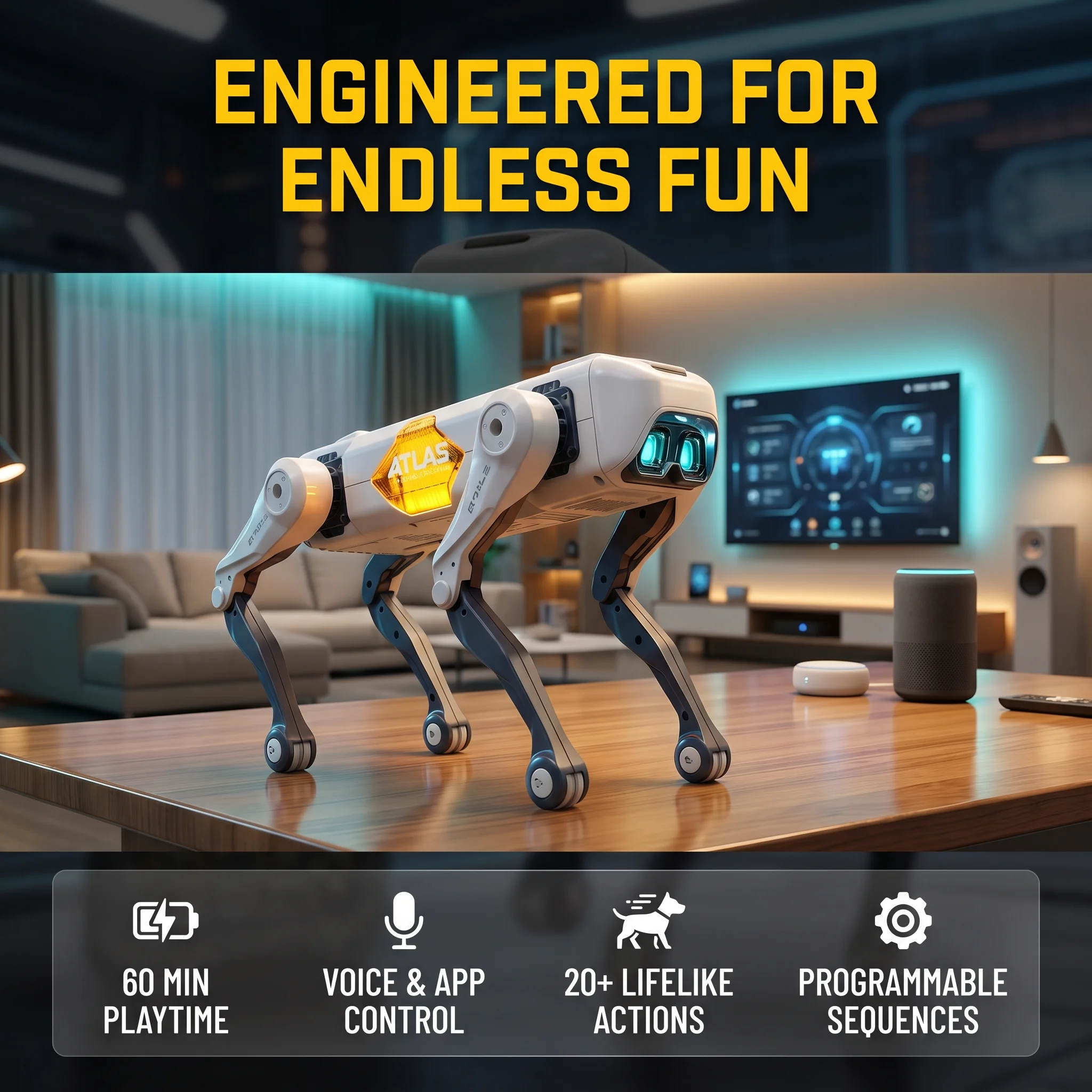 AI Smart Robot Dog, Voice & AP - Kids Education And You recension och pris