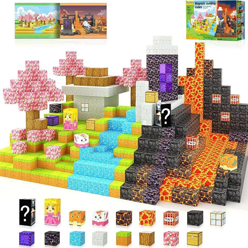 Magnetic Building Blocks Mine  - Kids Education World recension och pris