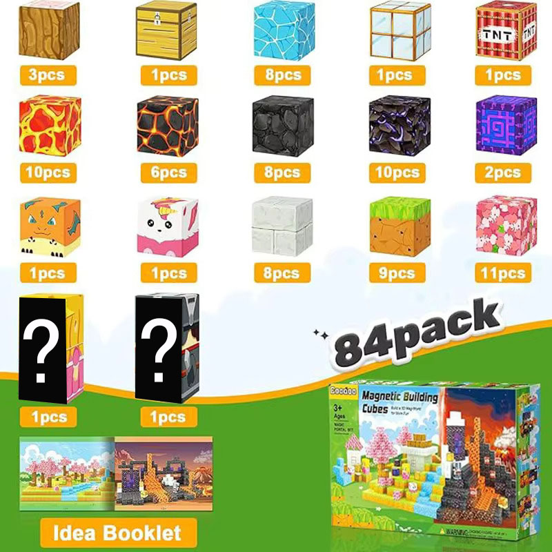 Magnetic Building Blocks Mine  - Kids Education World recension och pris