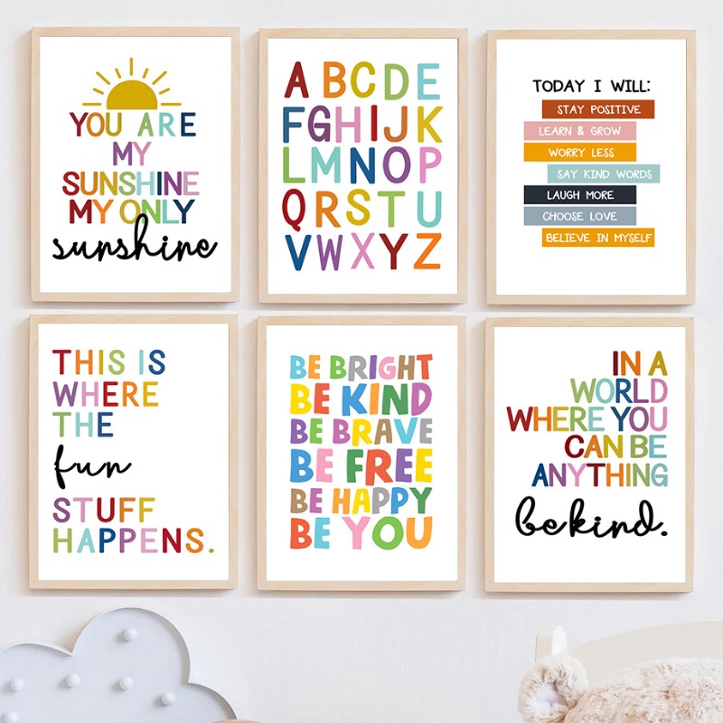 English Education Poster Alpha - Kids No Education recension och pris
